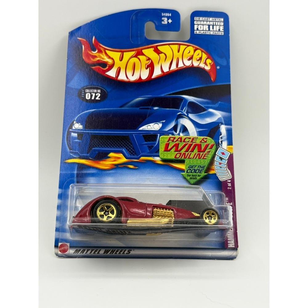 Hot‎ Wheels 2002 Trump Cars Series Hammered Coupe 2/4 Collector #72